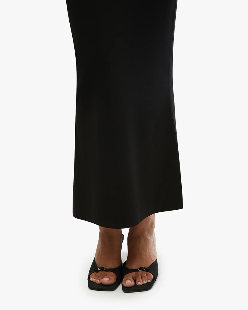 Knit Halter Maxi Dress