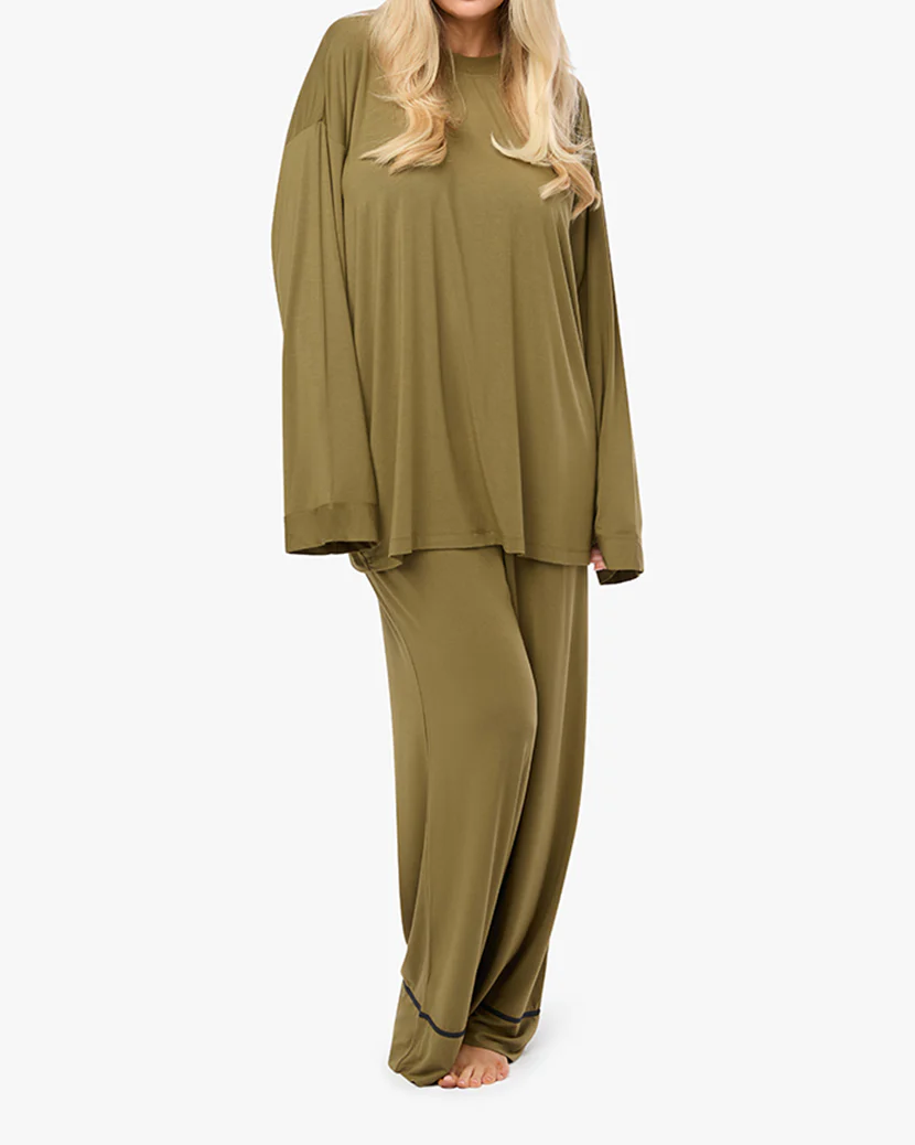 Long Sleeve Oversized Sleep Tee