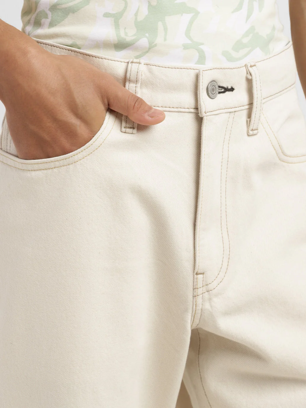 Men's 550'92 Beige Relaxed Fit Jeans