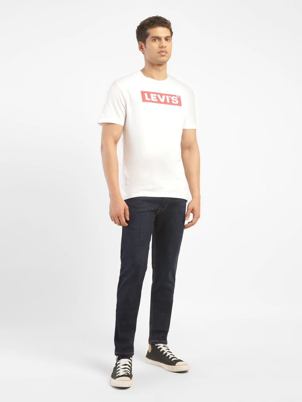 Men's 512 Navy Slim Tapered Fit Jeans