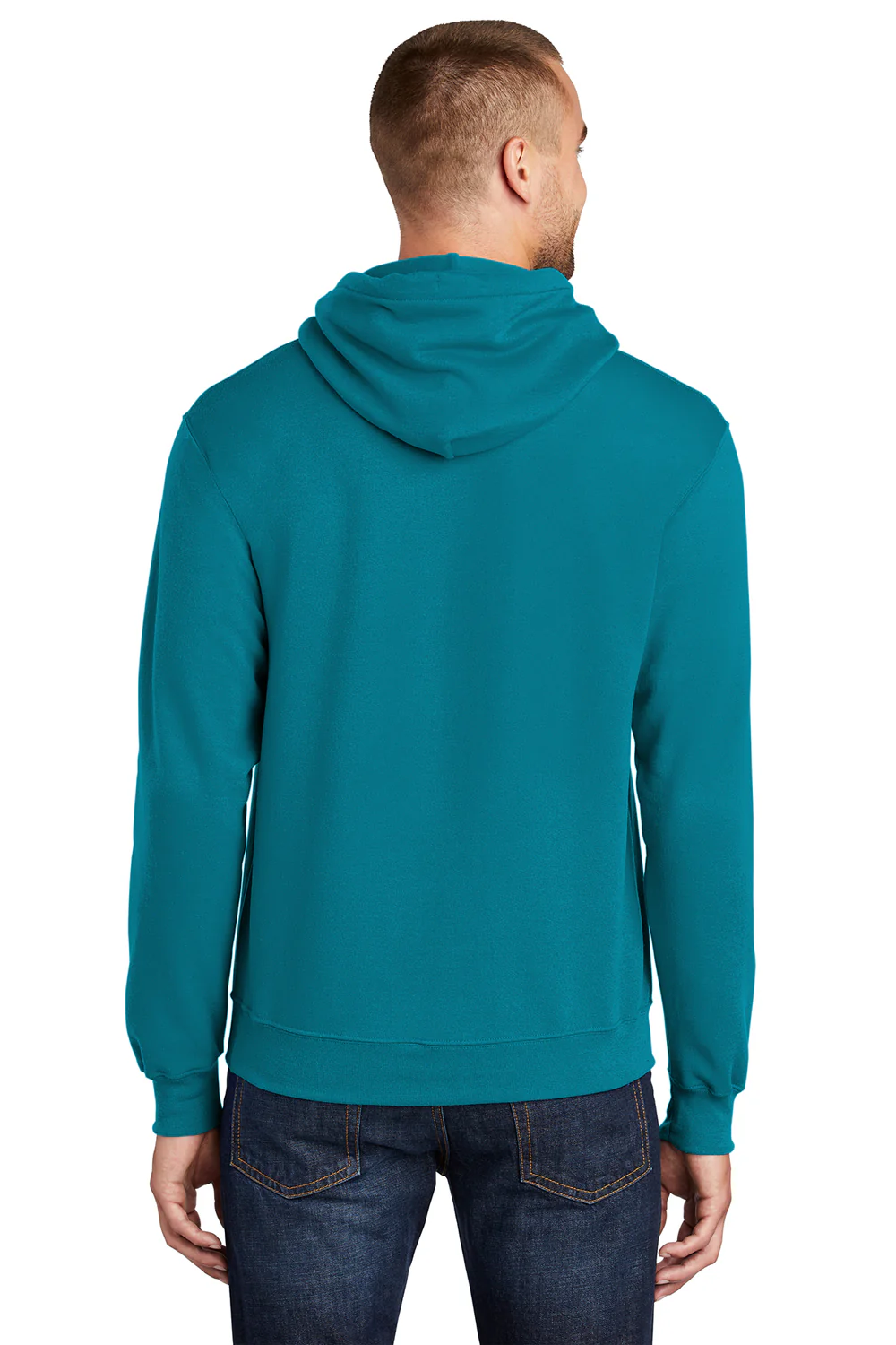 Port & Company Mens Core Pill Resistant Fleece Hooded Sweatshirt Hoodie - Teal Green