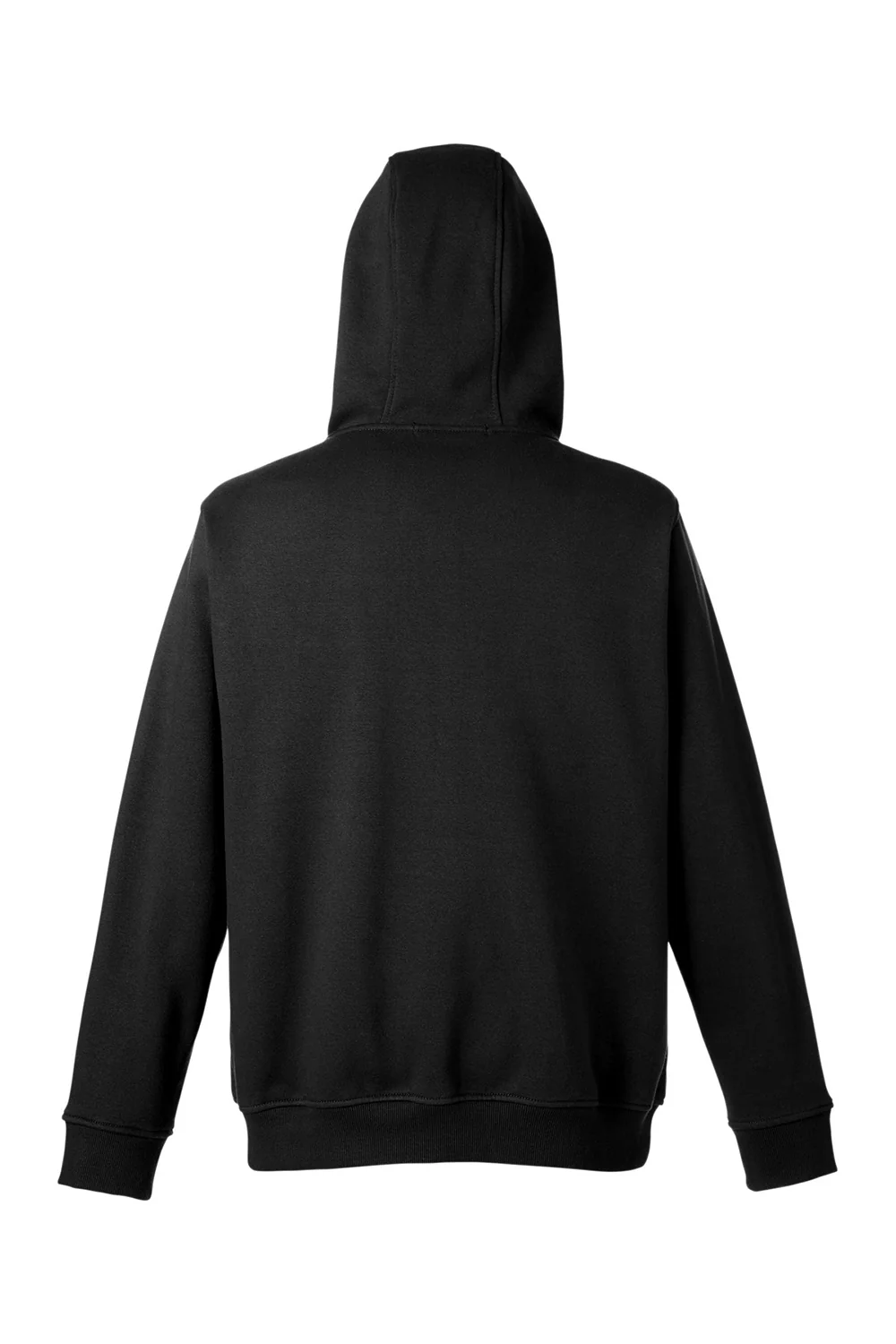 Harriton Mens Climabloc Water Resistant Full Zip Hooded Sweatshirt Hoodie - Black