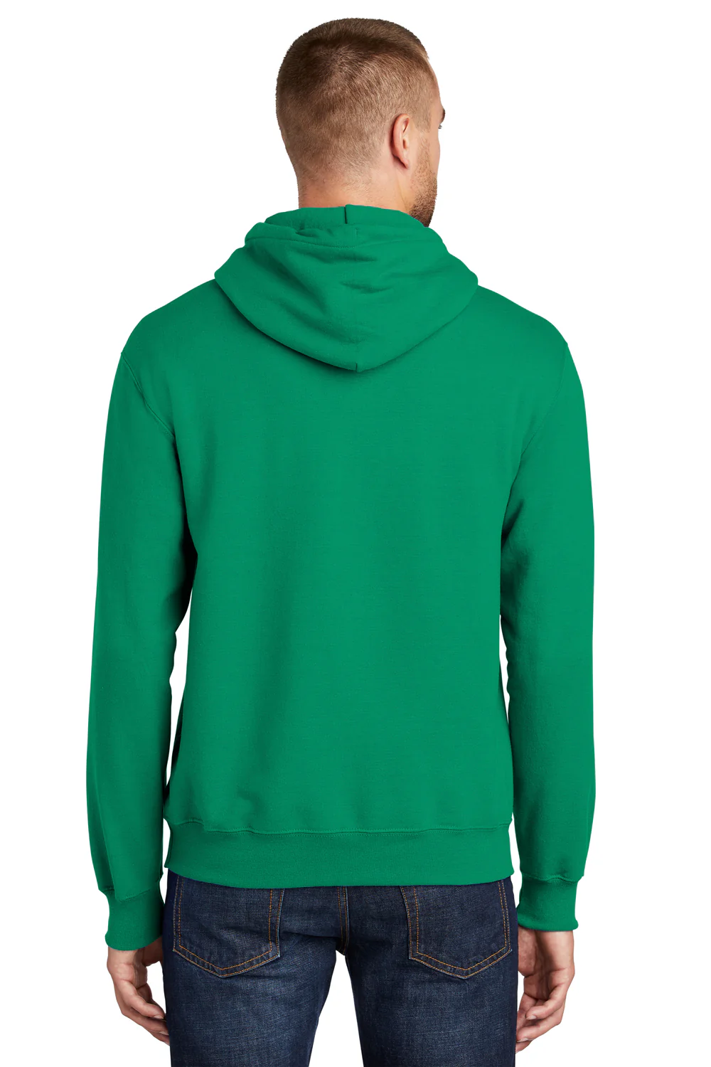 Port & Company Mens Essential Pill Resistant Fleece Hooded Sweatshirt Hoodie - Kelly Green