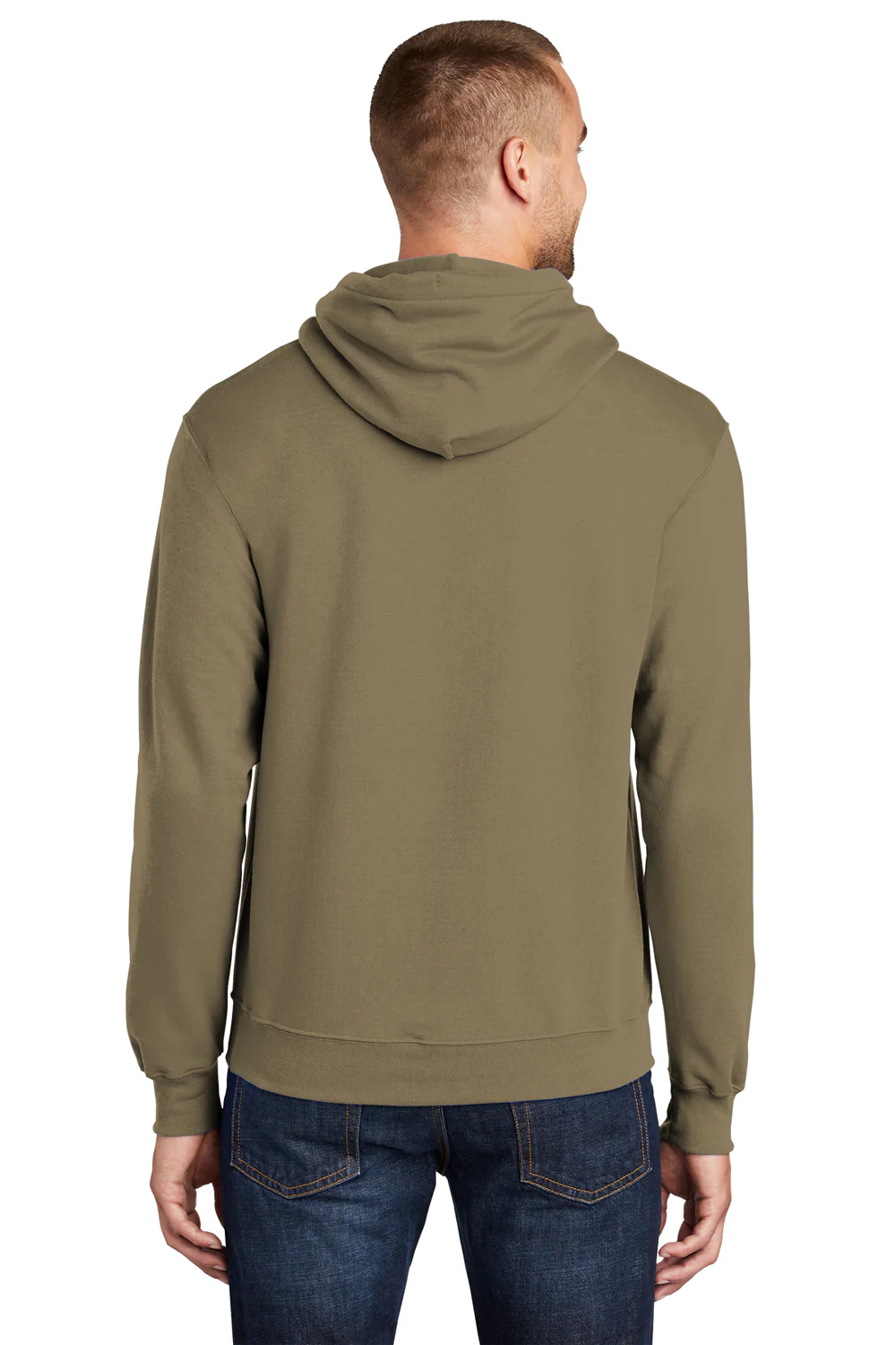 Port & Company Mens Core Pill Resistant Fleece Hooded Sweatshirt Hoodie - Coyote Brown