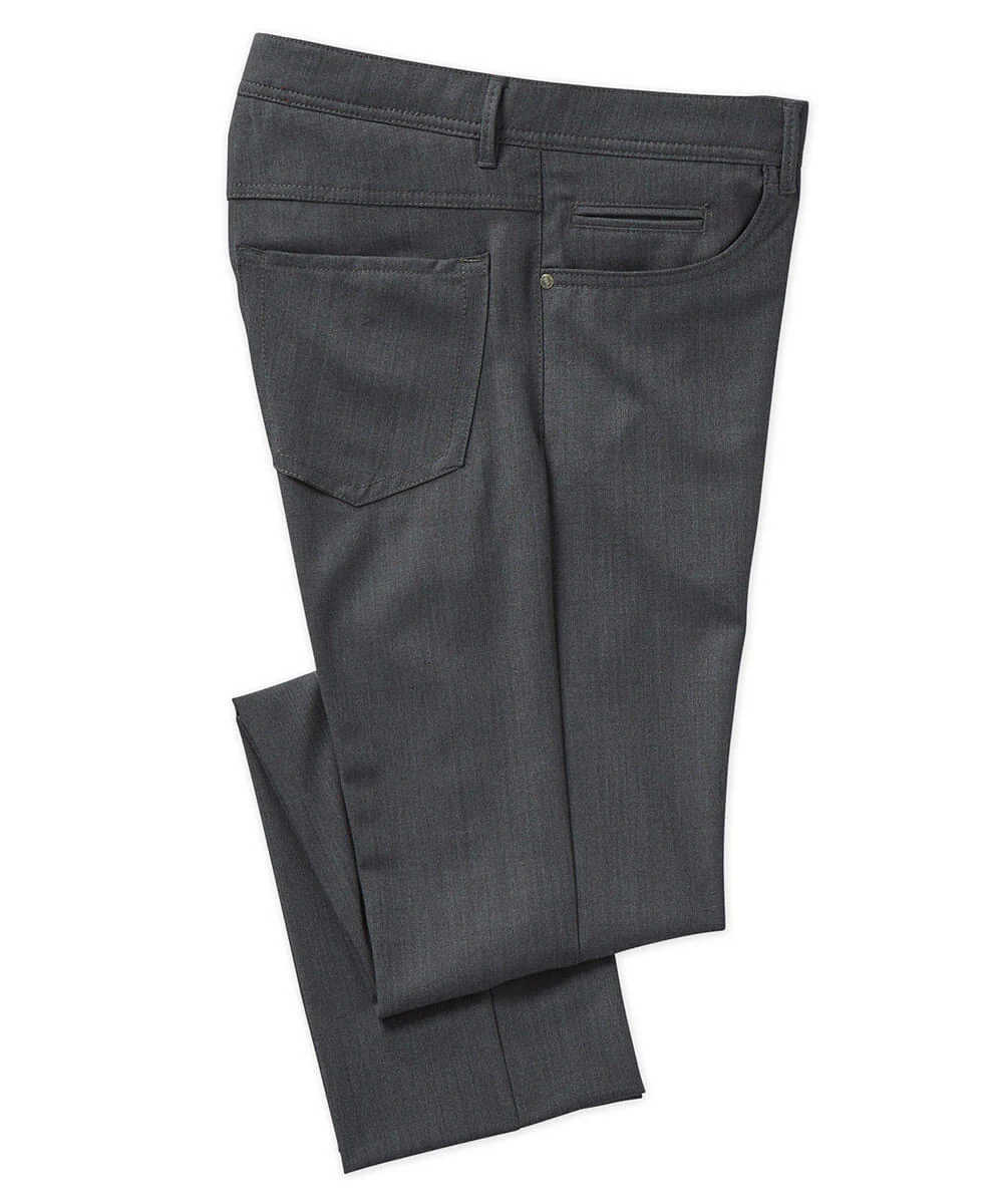 Wool Stretch Blend 5-Pocket Pant