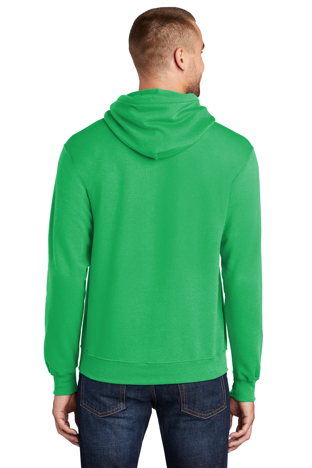 Port & Company Mens Core Pill Resistant Fleece Hooded Sweatshirt Hoodie - Clover Green