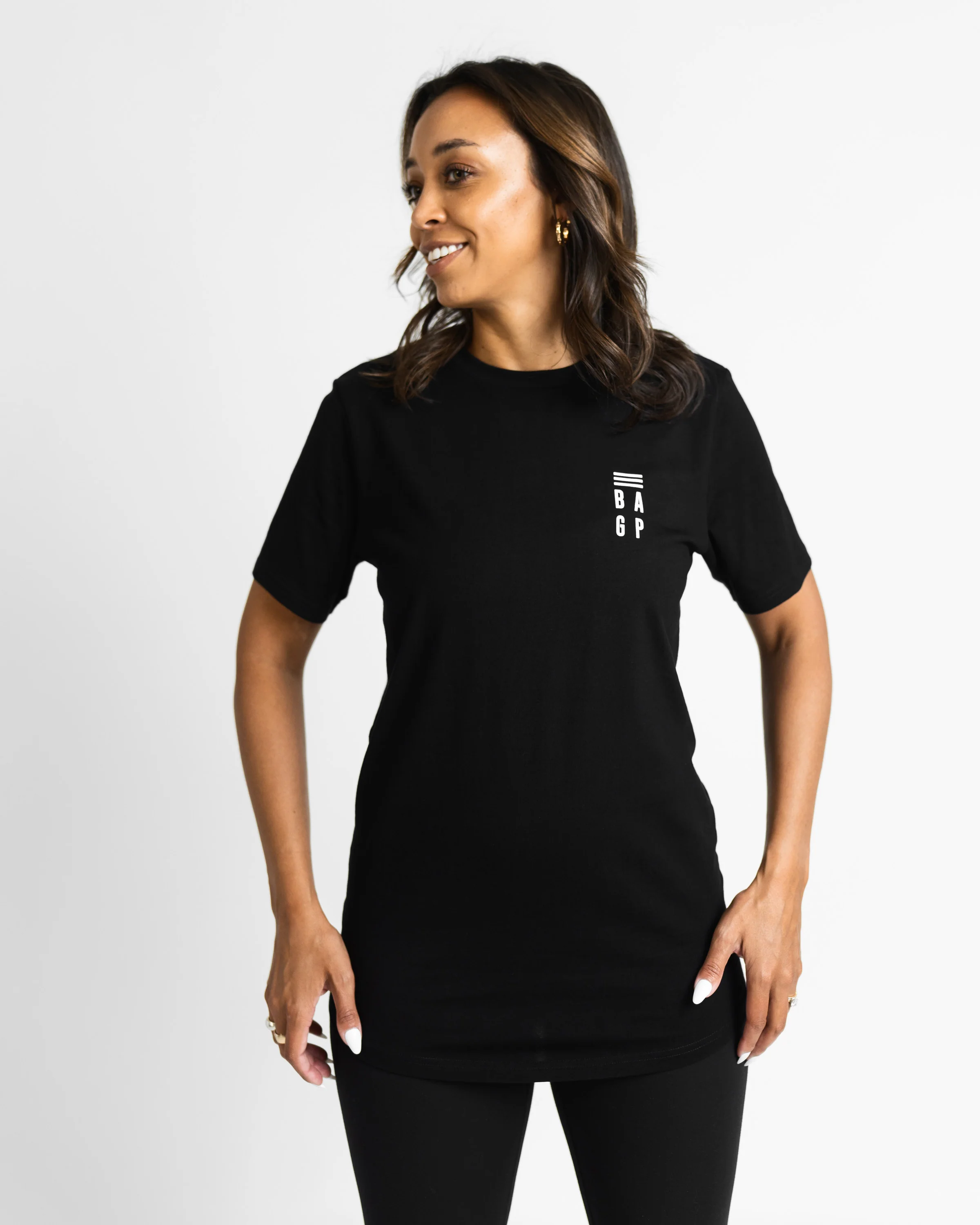 Signature Scallop T-Shirt - Black