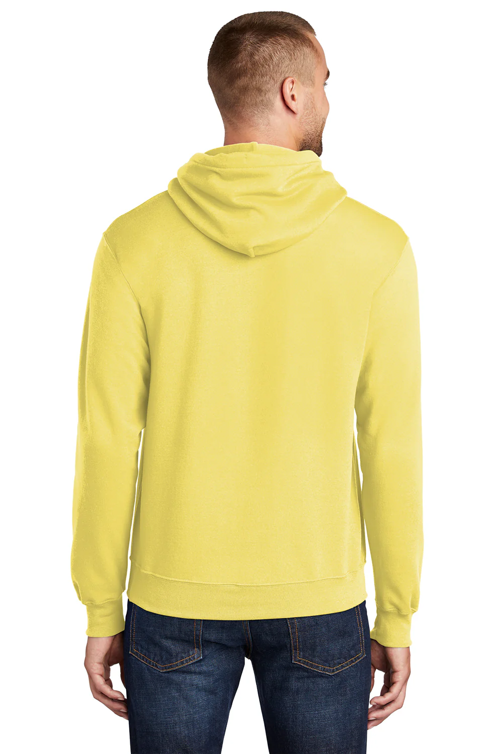 Port & Company Mens Core Pill Resistant Fleece Hooded Sweatshirt Hoodie - Yellow