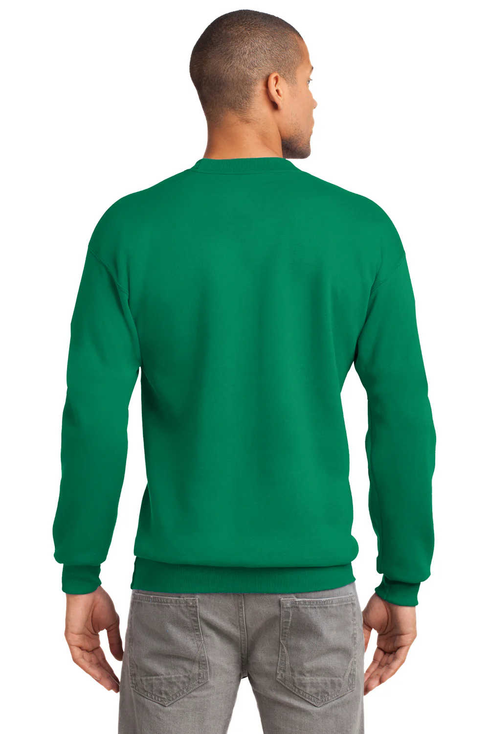 Port & Company Mens Essential Pill Resistant Fleece Crewneck Sweatshirt - Kelly Green