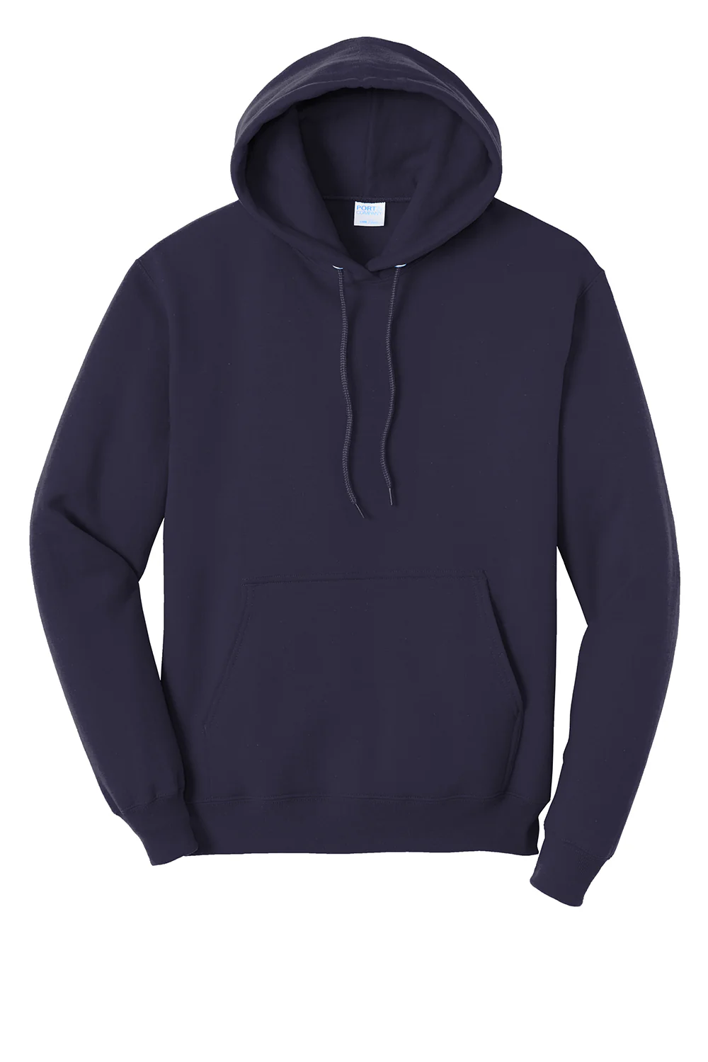 Port & Company Mens Core Pill Resistant Fleece Hooded Sweatshirt Hoodie - True Navy Blue