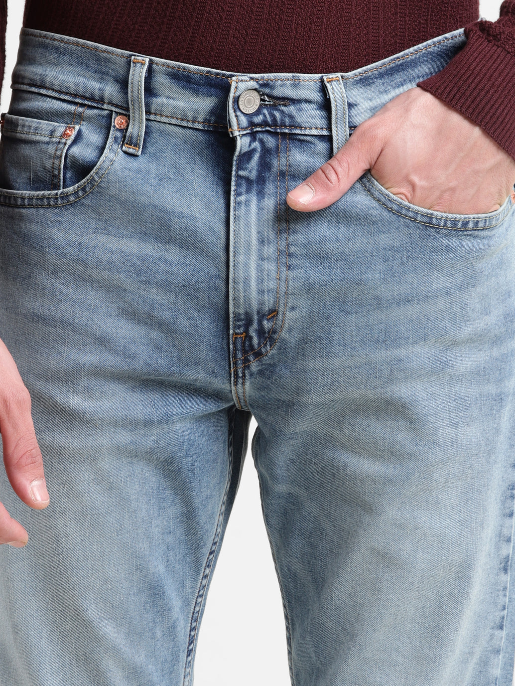 Men's 512 Blue Slim Tapered Fit Jeans