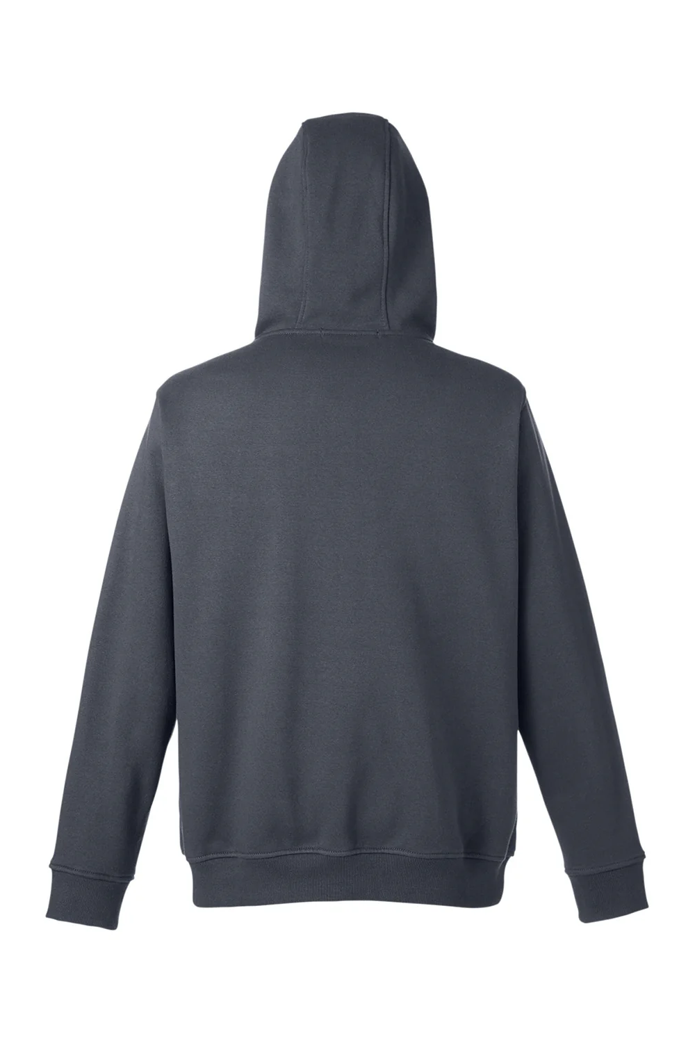 Harriton Mens Climabloc Water Resistant Full Zip Hooded Sweatshirt Hoodie - Dark Charcoal Grey