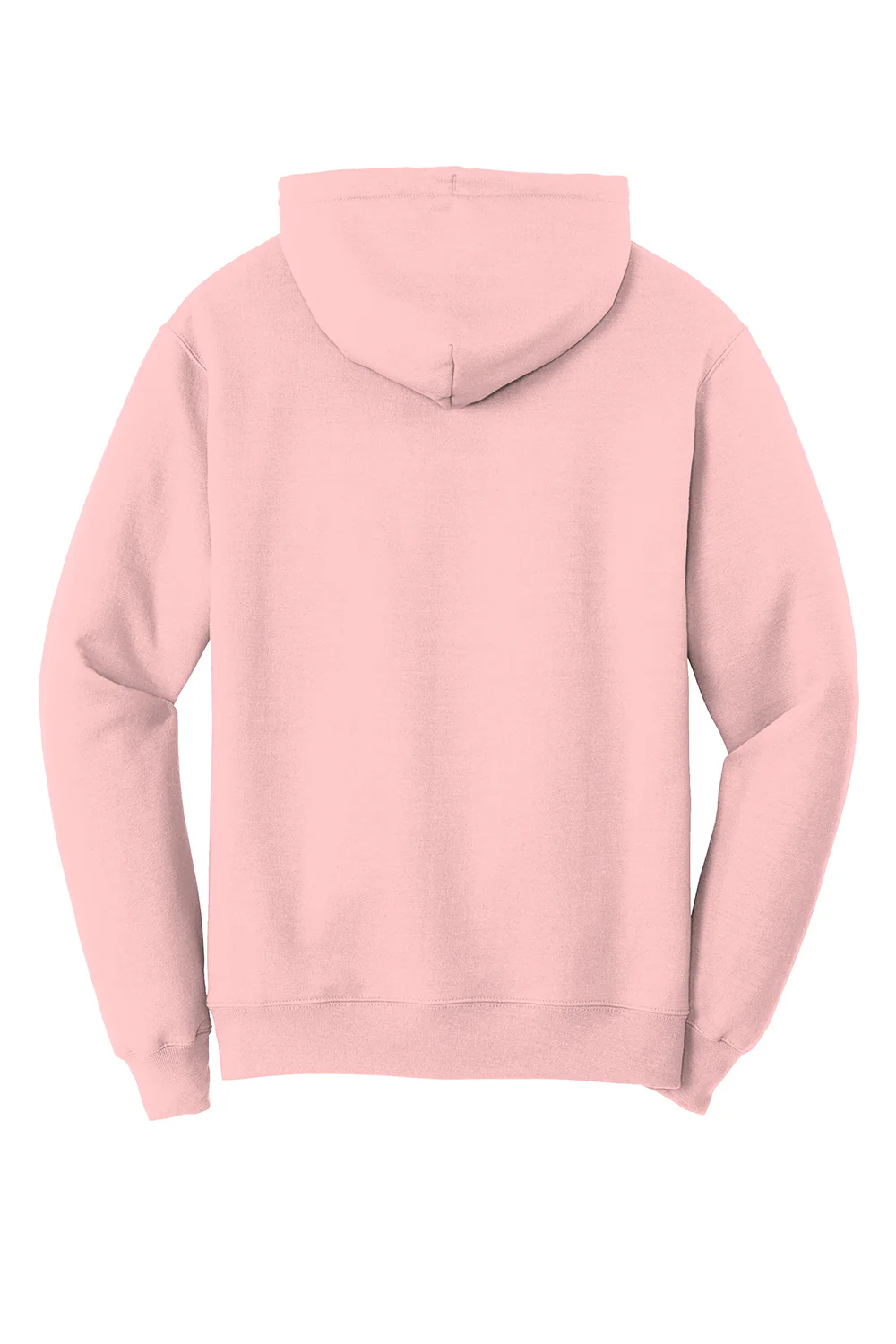 Port & Company Mens Core Pill Resistant Fleece Hooded Sweatshirt Hoodie - Pale Blush Pink