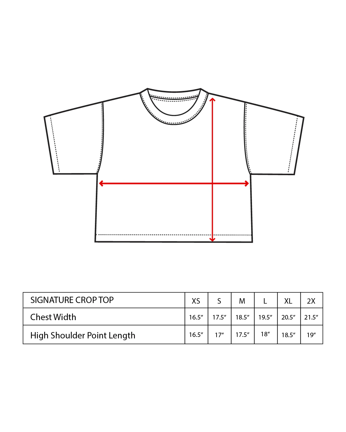 Signature Crop Top - White