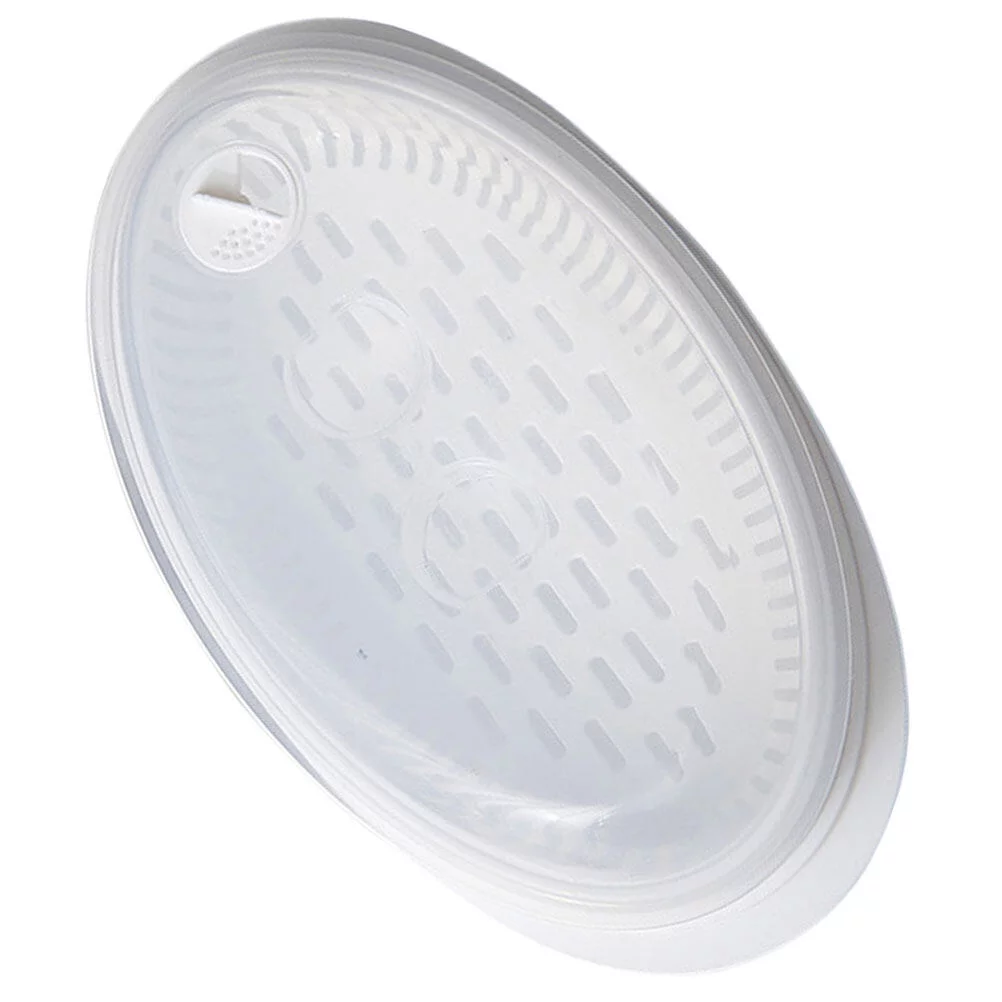 FRCOLOR 1PC Kitchen Food-grade PP Fish Steamer with Lid Microwave Steamed Fish Plate