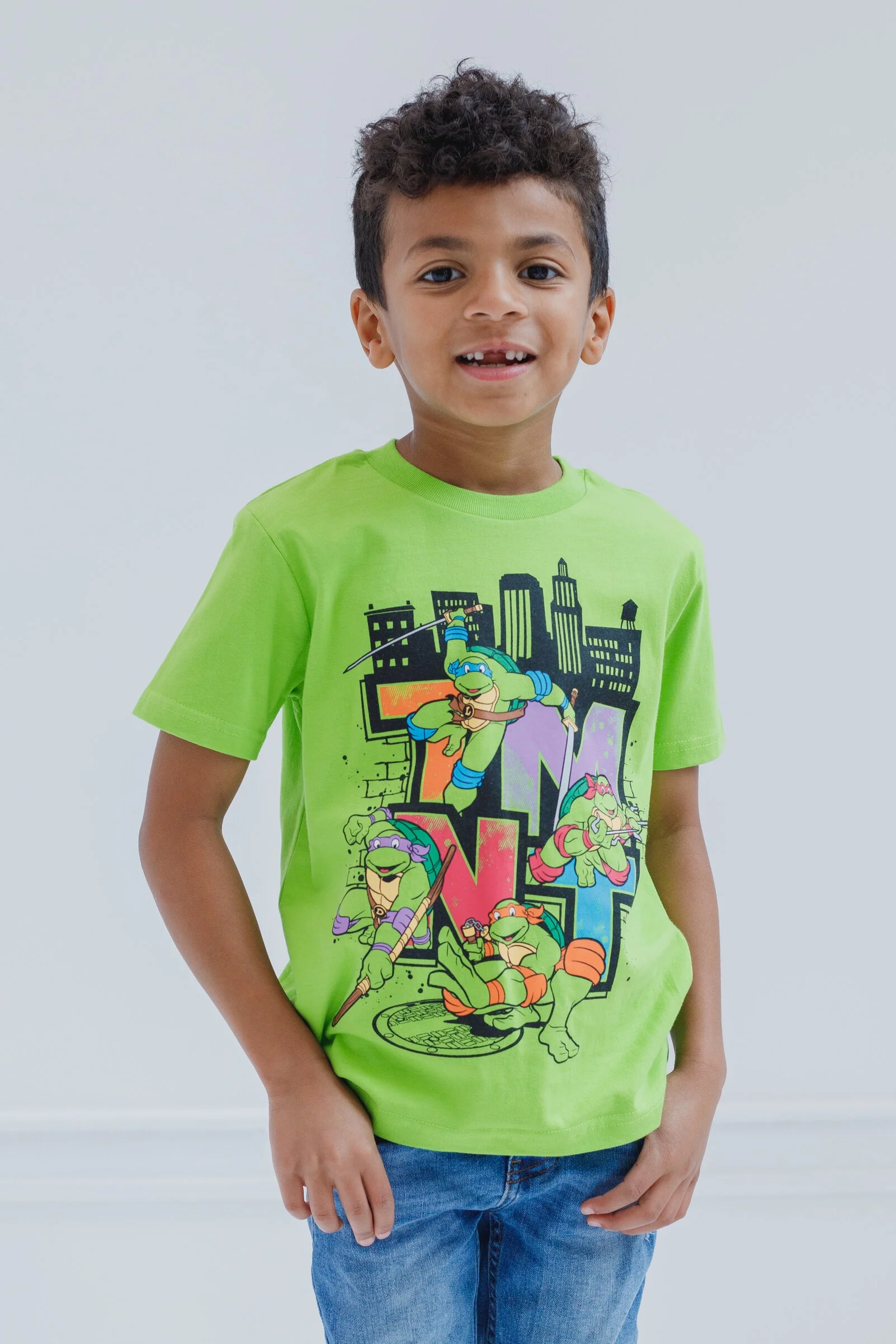 Teenage Mutant Ninja Turtles Donatello Raphael Leonardo 3 Pack T-Shirts Toddler to Big Kid