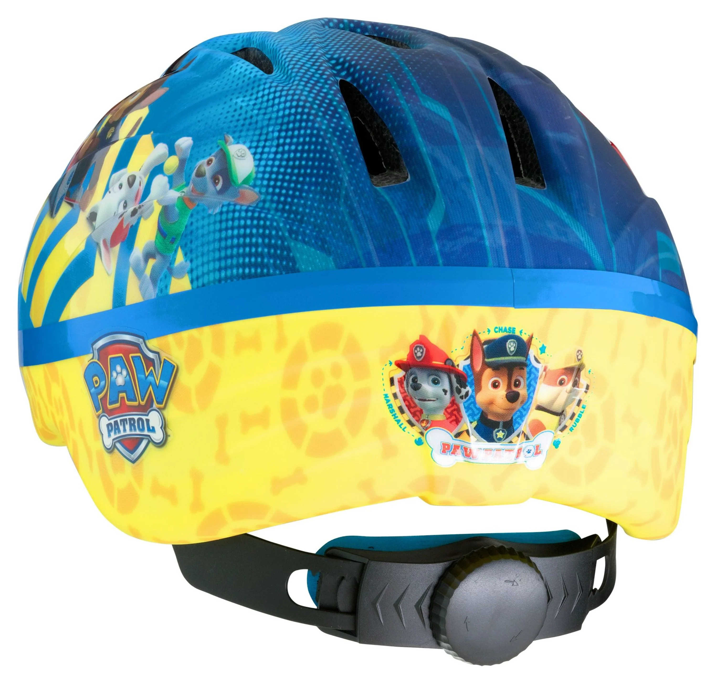 Nickelodeon PAW Patrol Toddler Bicycle Helmet, ages 2 - 4, blue / yellow