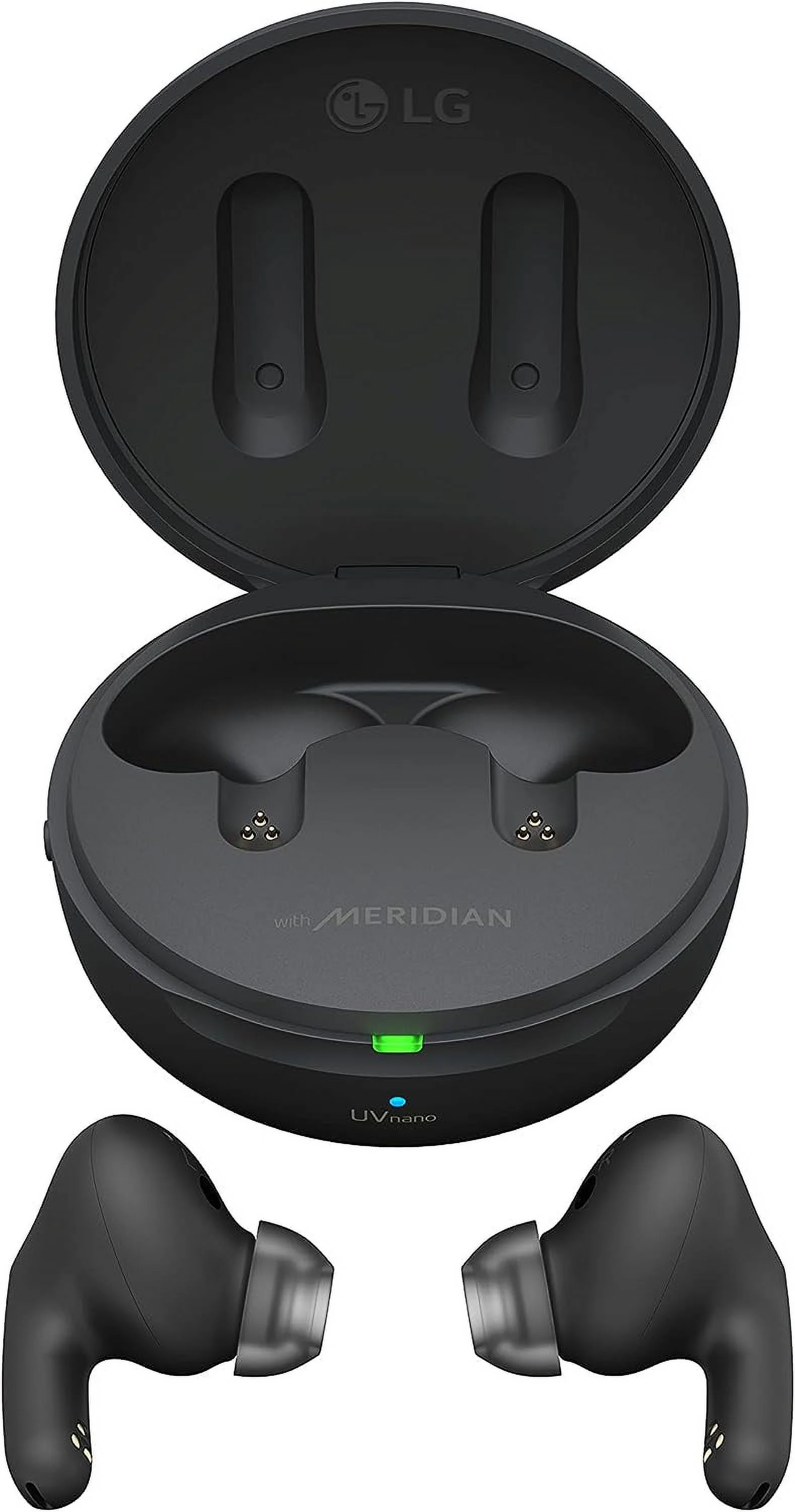 Open Box LG TONE Free True Wireless Bluetooth FP9 Earbuds with UVnano Charging Case Black