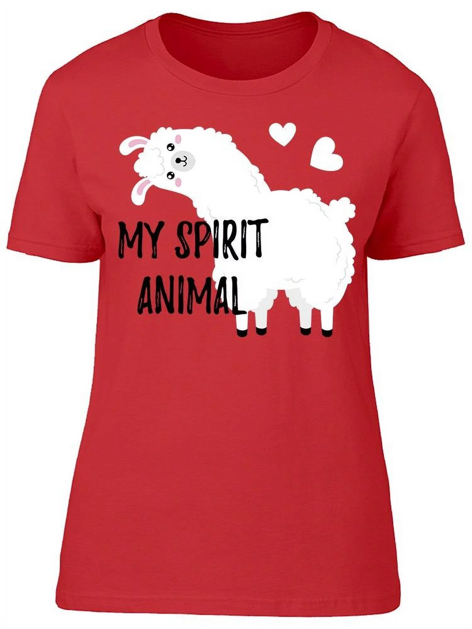 My Spirit Animal Llama T-Shirt Women -Image by Shutterstock, Female Large