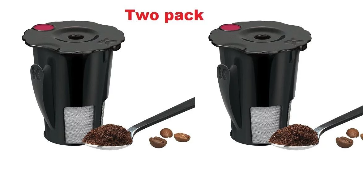 Two Pack replacement for Keurig 119367 K-Cup Reusable Holder Filter 2.0 My K250 K475 K425 K575 K200