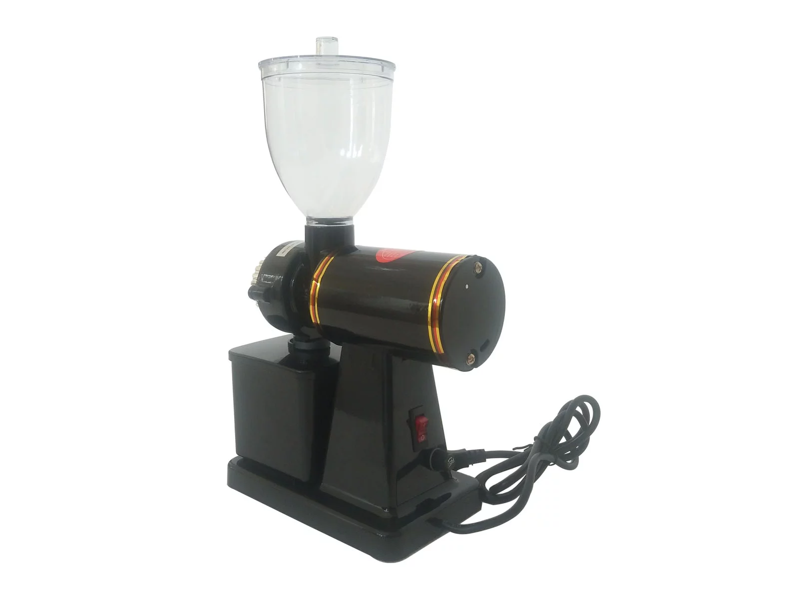 EQCOTWEA Household Coffee Grinder Small Black Commercial Coffee Bean Grinder
