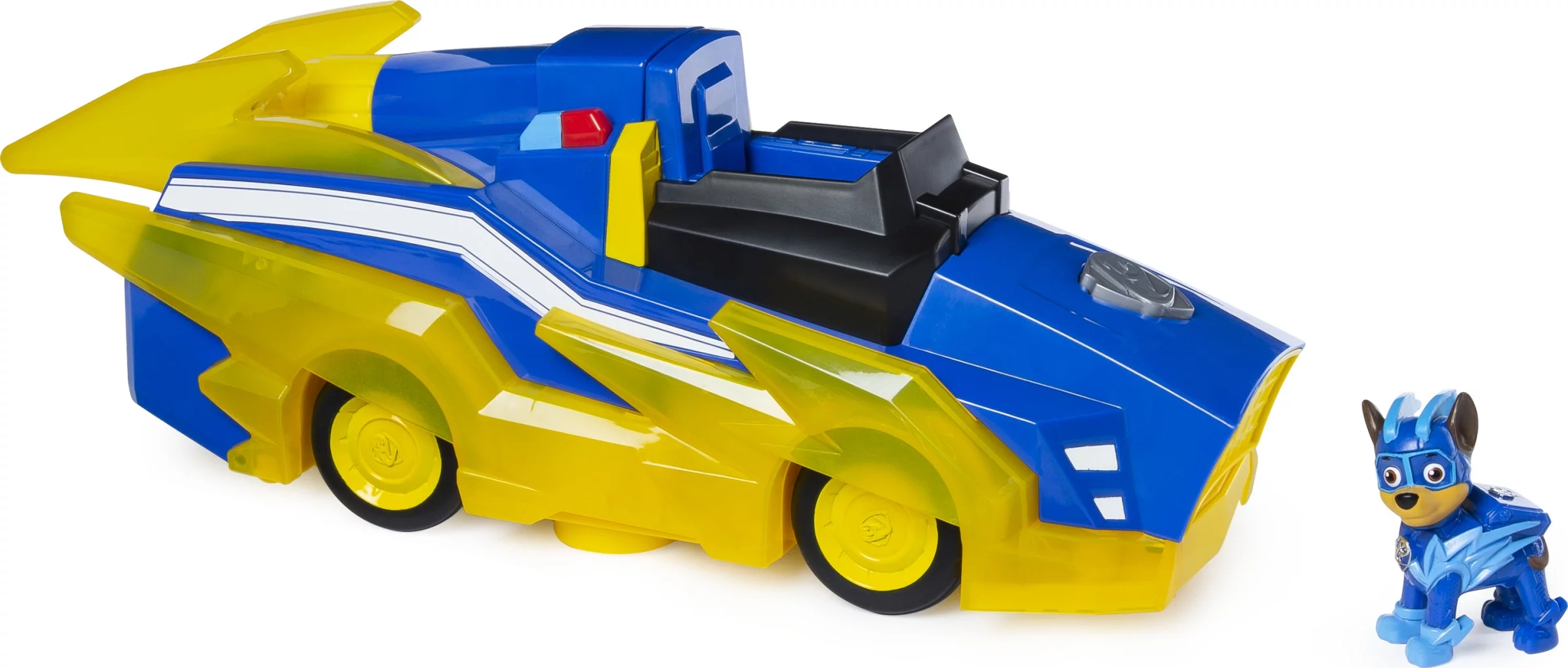 PAW Patrol, Mighty Pups Charged Up Chase Transforming Deluxe Vehicle with Lights and Sounds