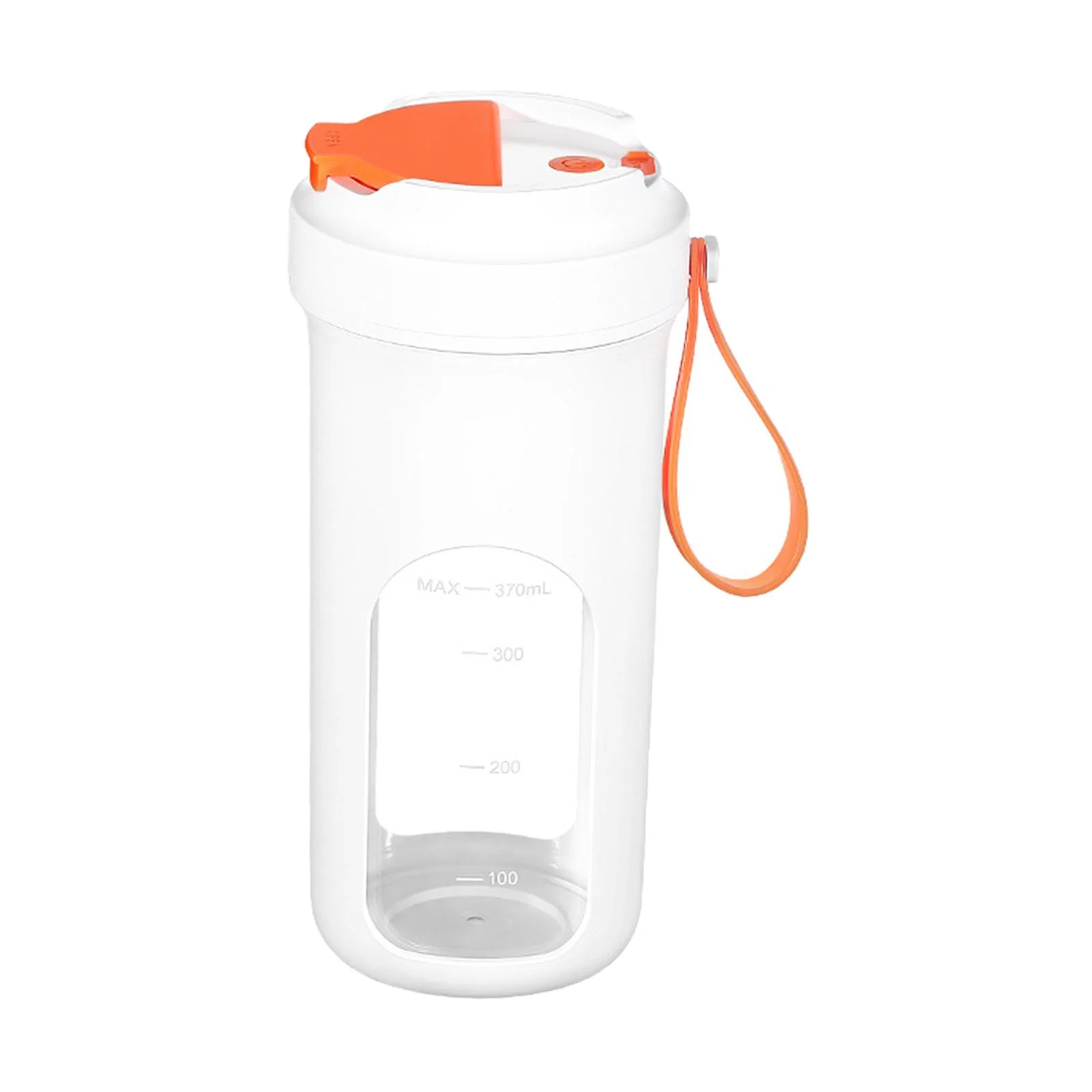 Portable Blender Juicer Cup 370ml Personal Mini Blender for Smoothies Picnic White