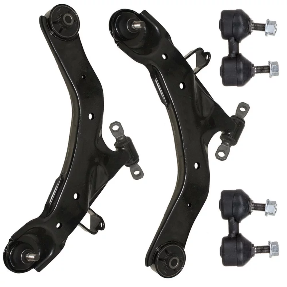 Teledu 4pcs For 2001-2006 Hyundai Elantra Sedan Front Lower Control Arms Sway Bar Links