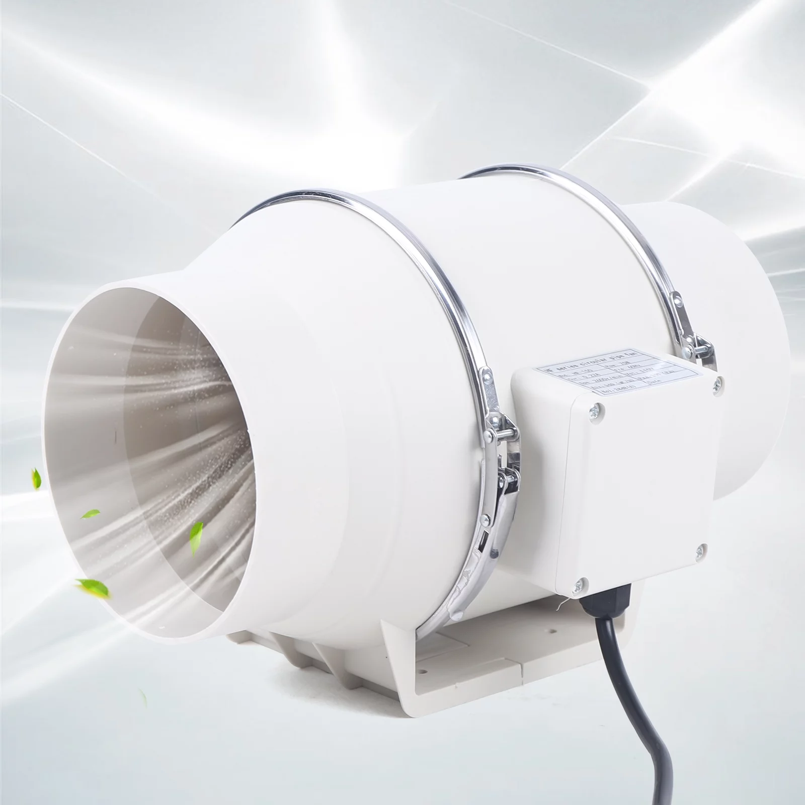 Home Hotel Warehouse Fan Tube Fan With Ball Bearings Tube Ventilated Conduit 110V