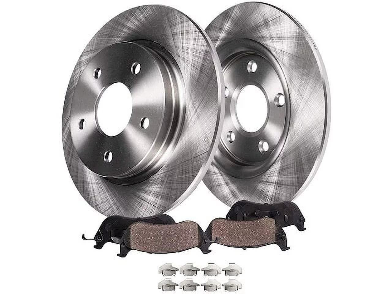 Rear Brake Pad and Rotor Kit - Compatible with 2007 - 2009 Pontiac G5 GT 2008