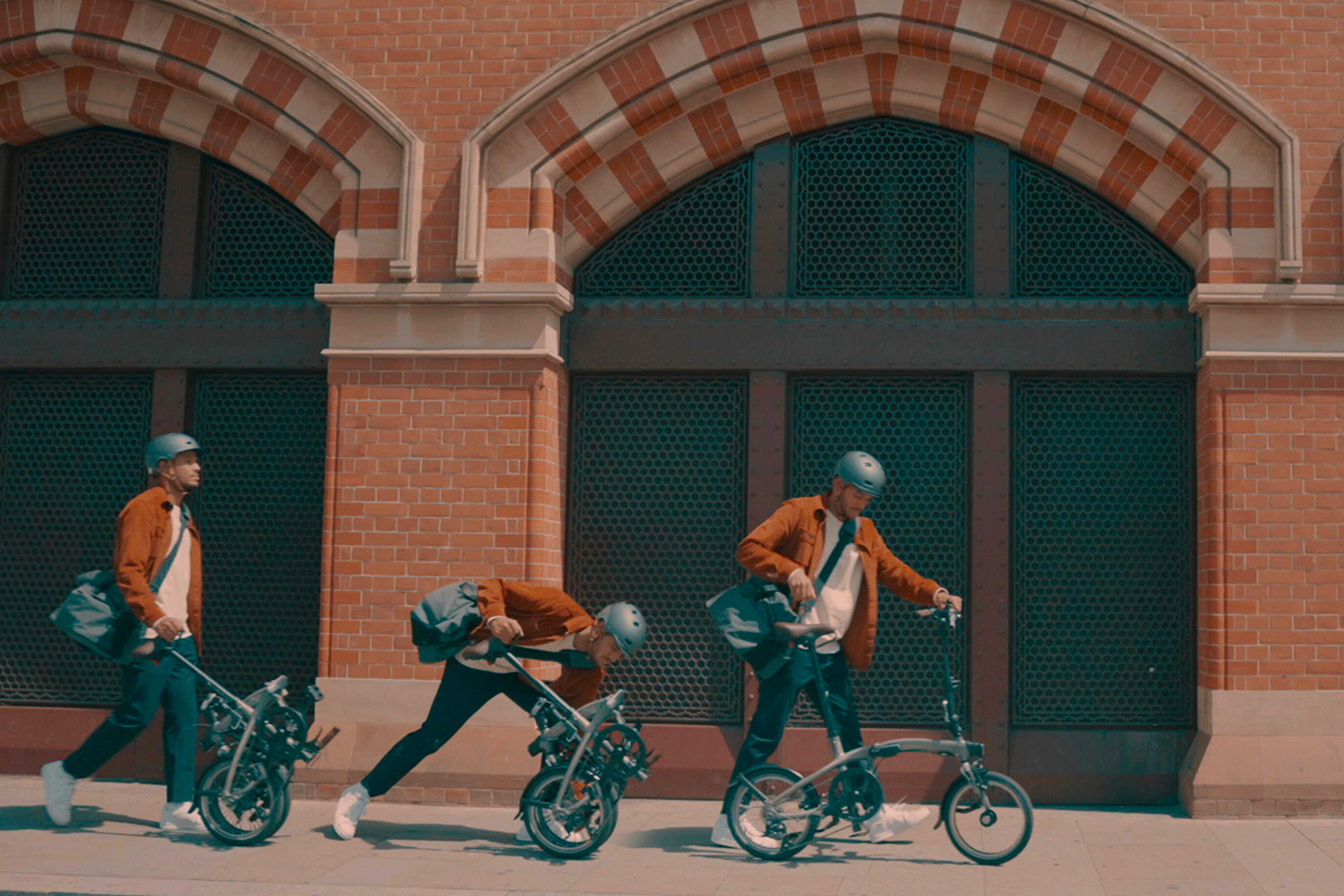 16-inch ultra-compact 1-second lightweight folding bike, grey