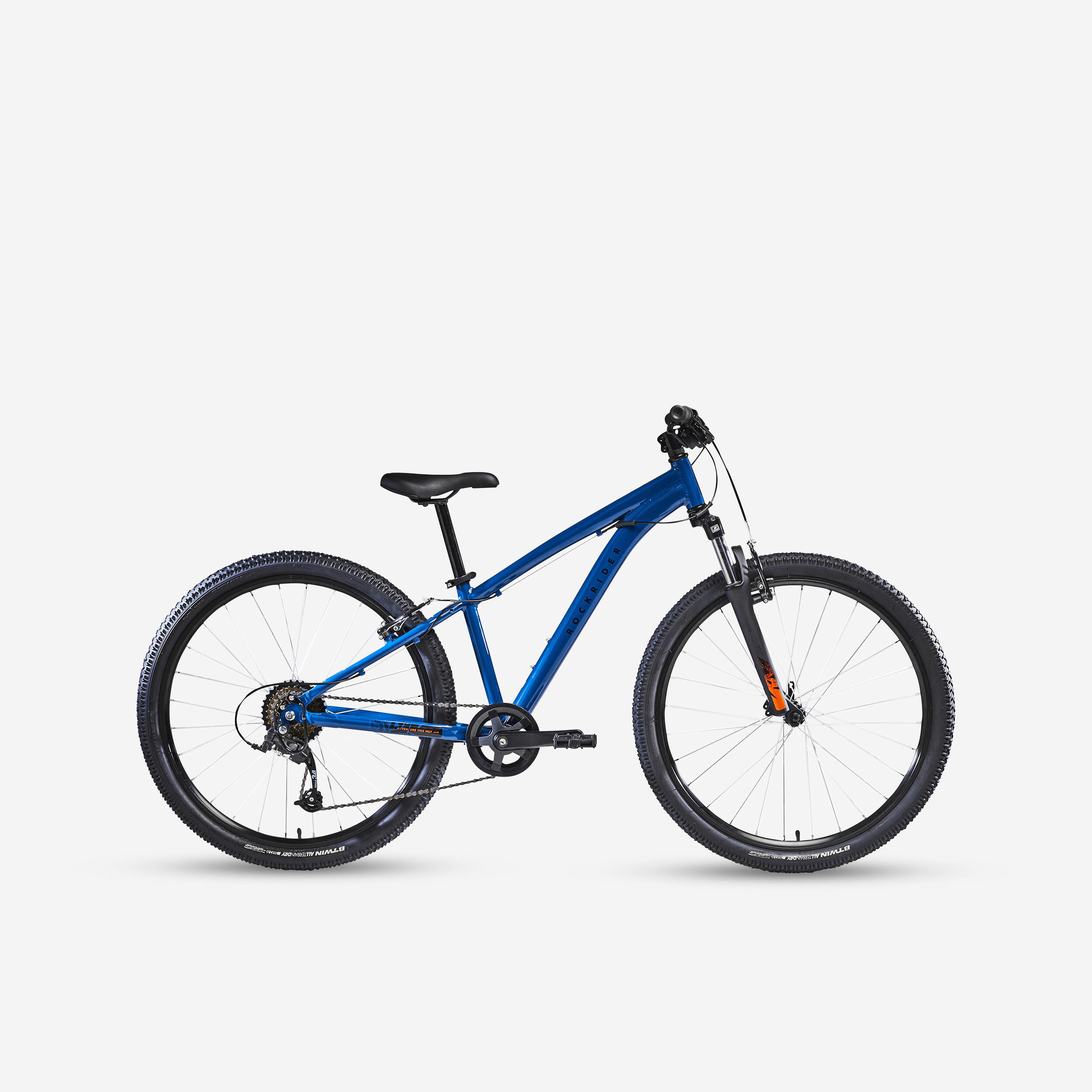 Kids' 26-inch lightweight aluminium mountain bike, blue