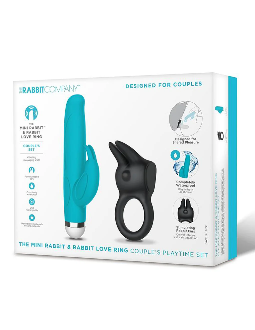 The Rabbit Company Mini Rabbit & Love Ring Set