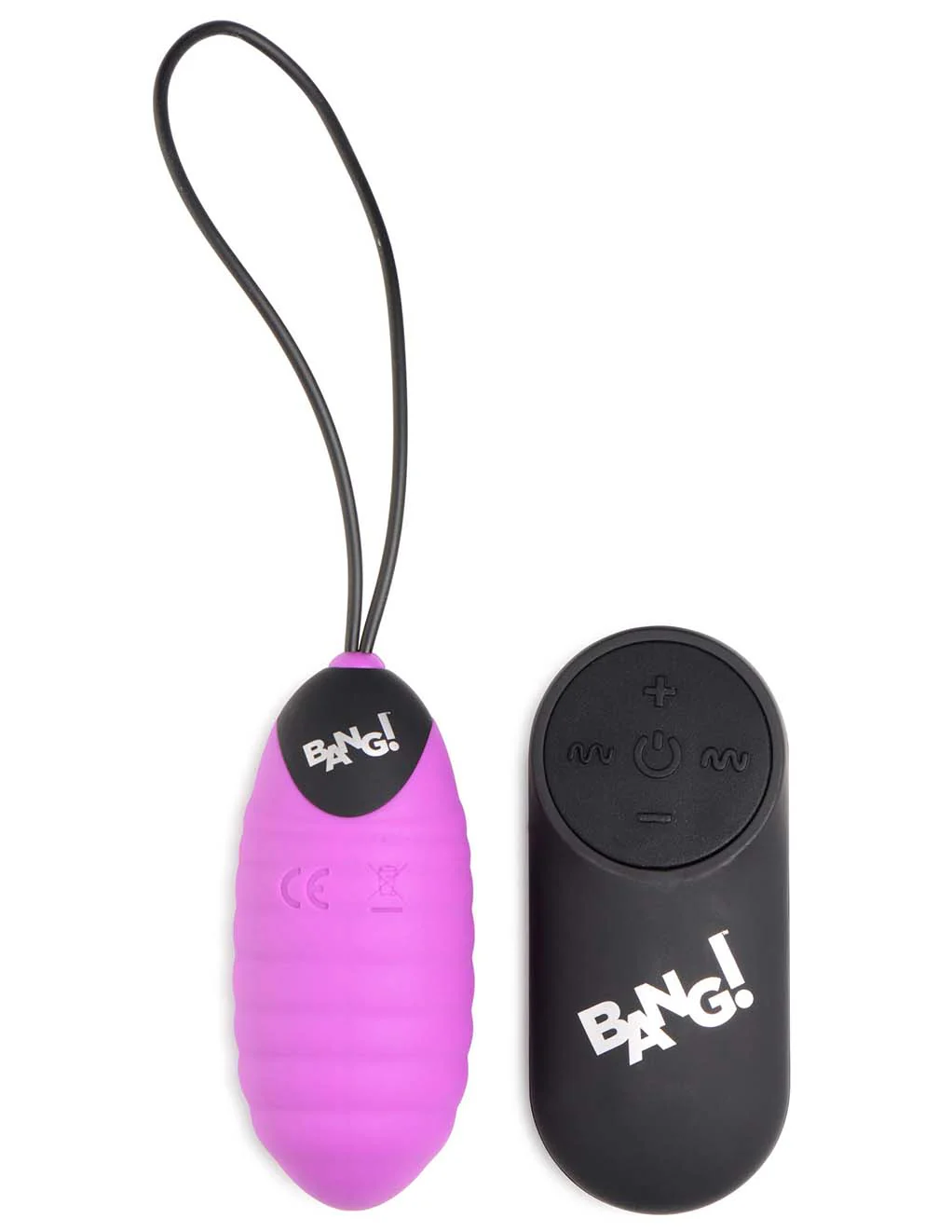 Bang! 28X Ribbed Silicone Egg