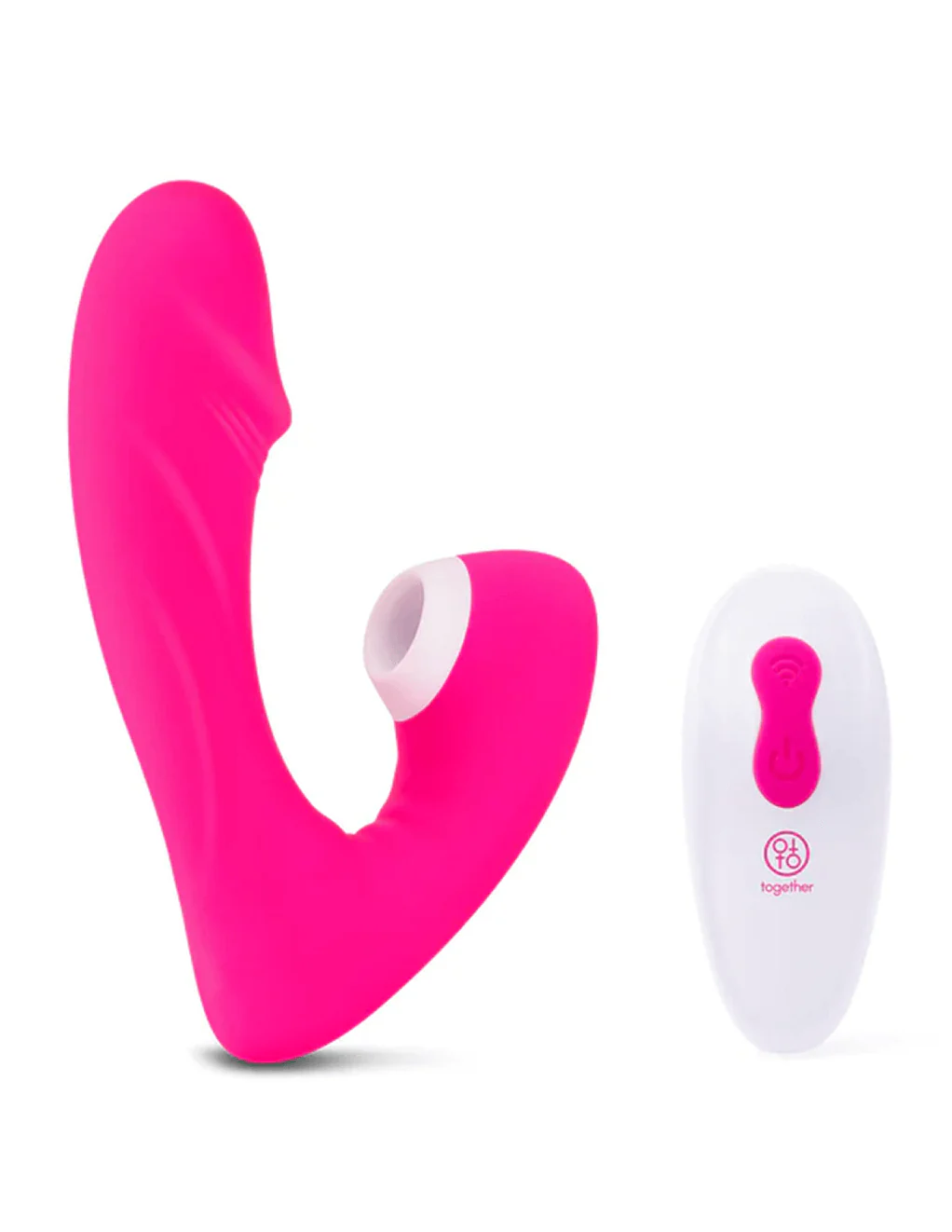 Together Internal Kisses Suction & G-Spot Vibrator