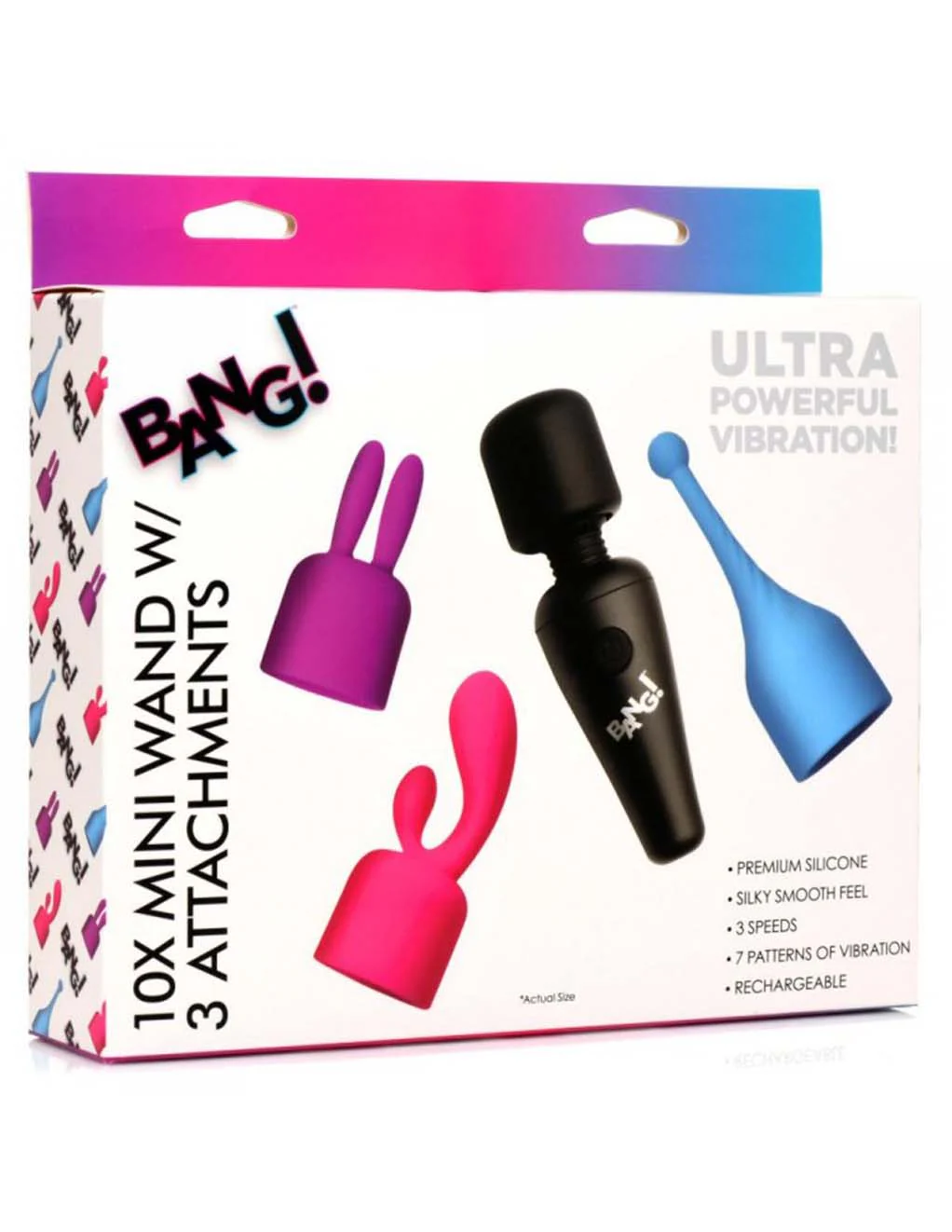 Bang! 10X Mini Wand w/ Attachments