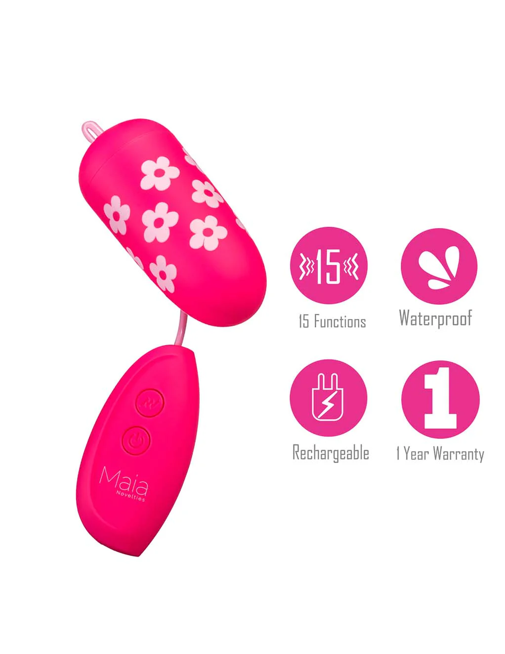 Maia Rosie Rechargeable Remote Control Egg