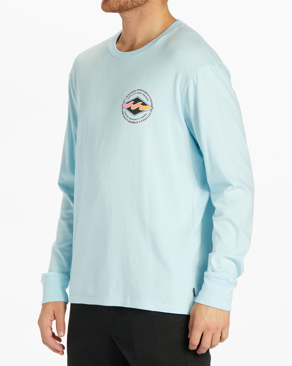 Billabong Rotor Diamond Long Sleeve T-Shirt - Coastal Blue -Biliabong Outlet