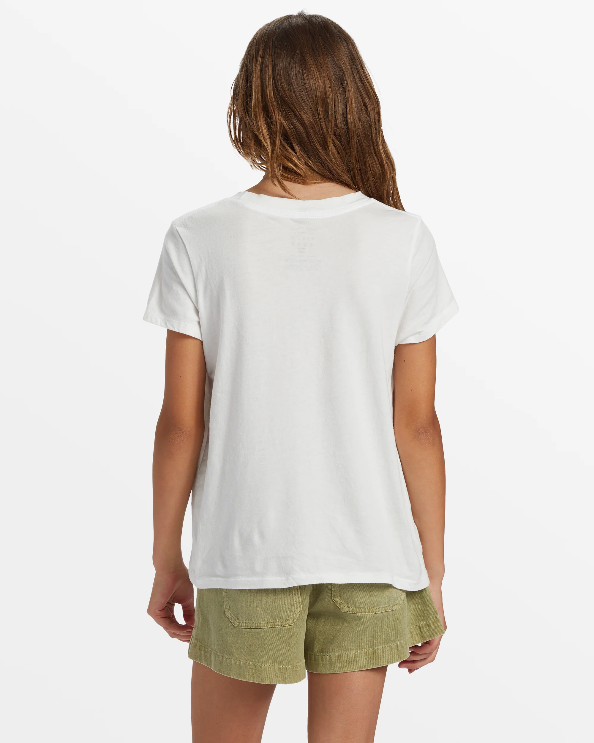 Billabong Girl's Sunshine Love T-Shirt - Salt Crystal -Biliabong Outlet