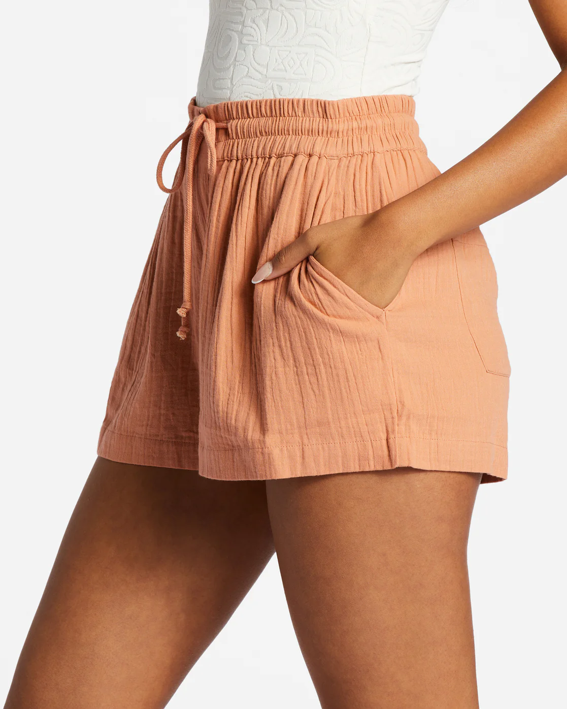 Billabong Day Tripper Elastic Shorts - Rose Dawn -Biliabong Outlet