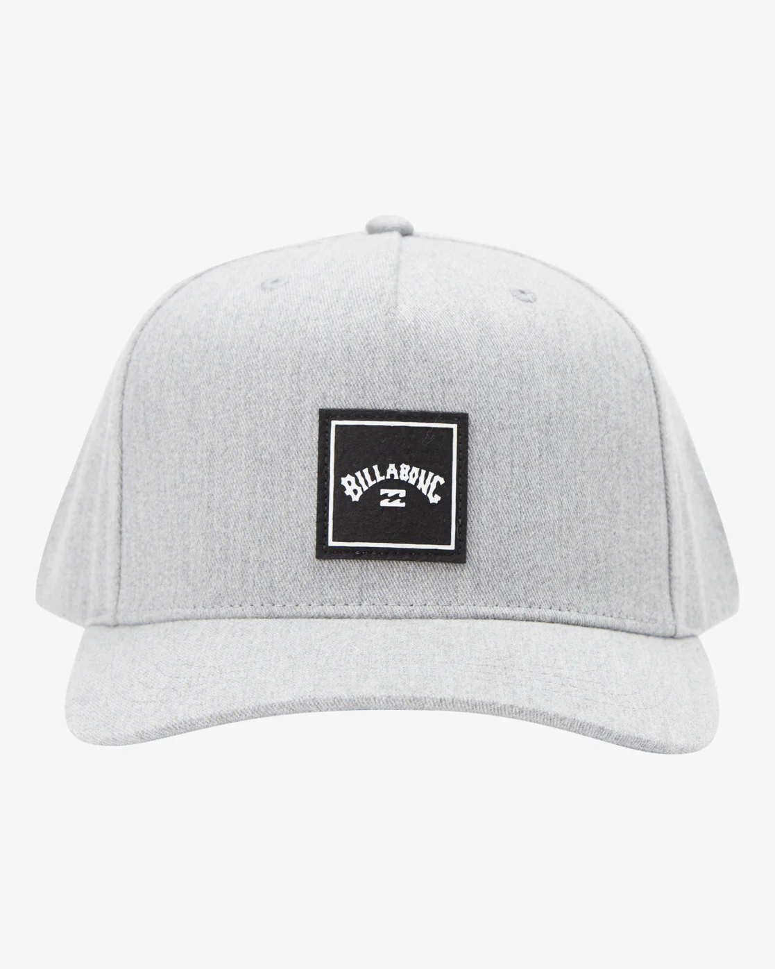 Billabong Stacked Snapback Hat - Grey Heather -Biliabong Outlet