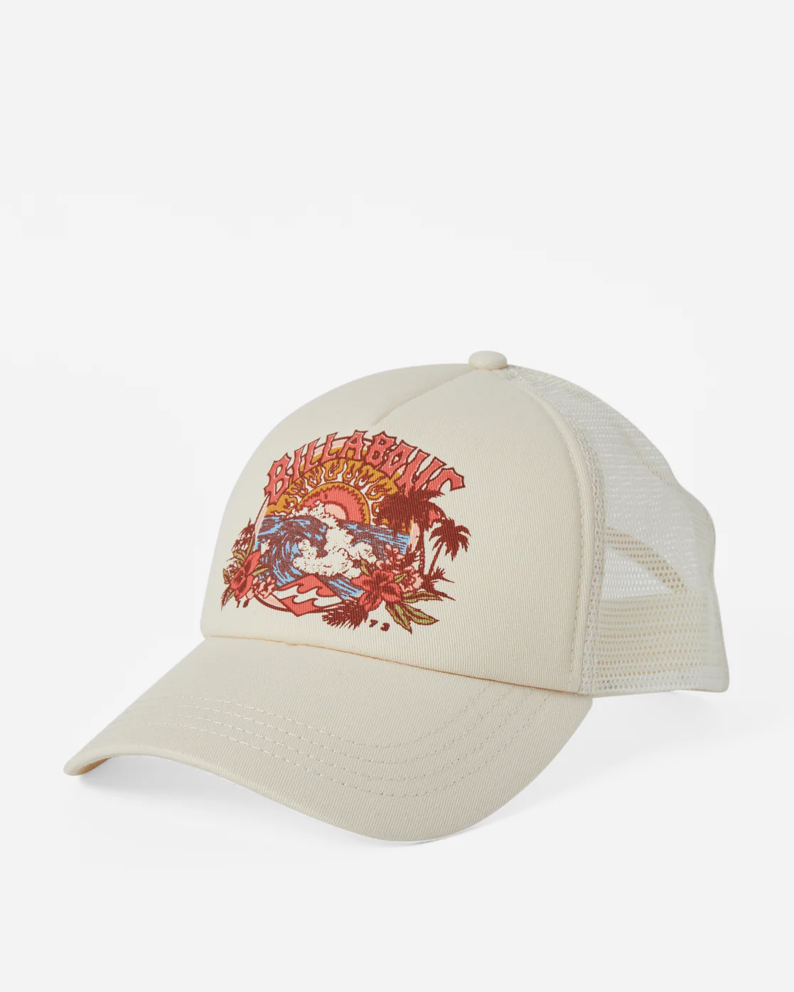 Billabong Aloha Forever Trucker Hat - White Cap -Biliabong Outlet