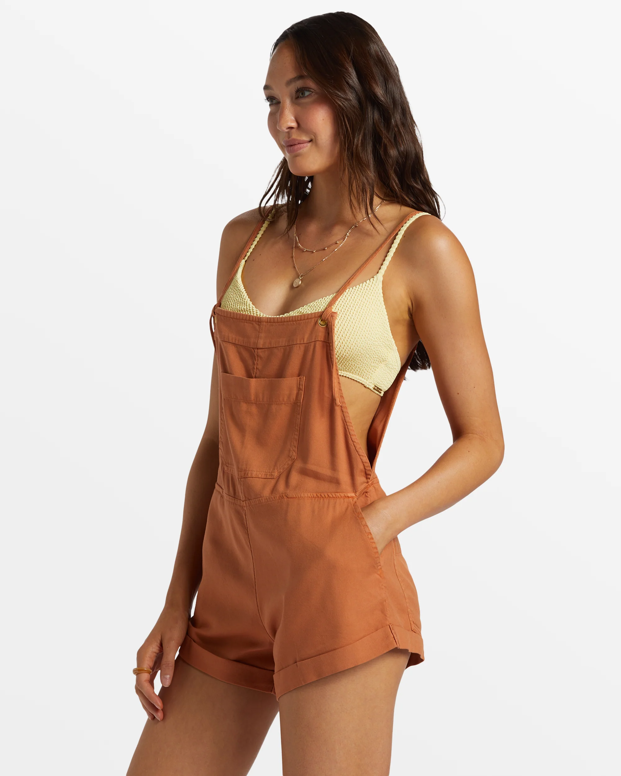 Billabong Wild Pursuit Romper - Toffee -Biliabong Outlet