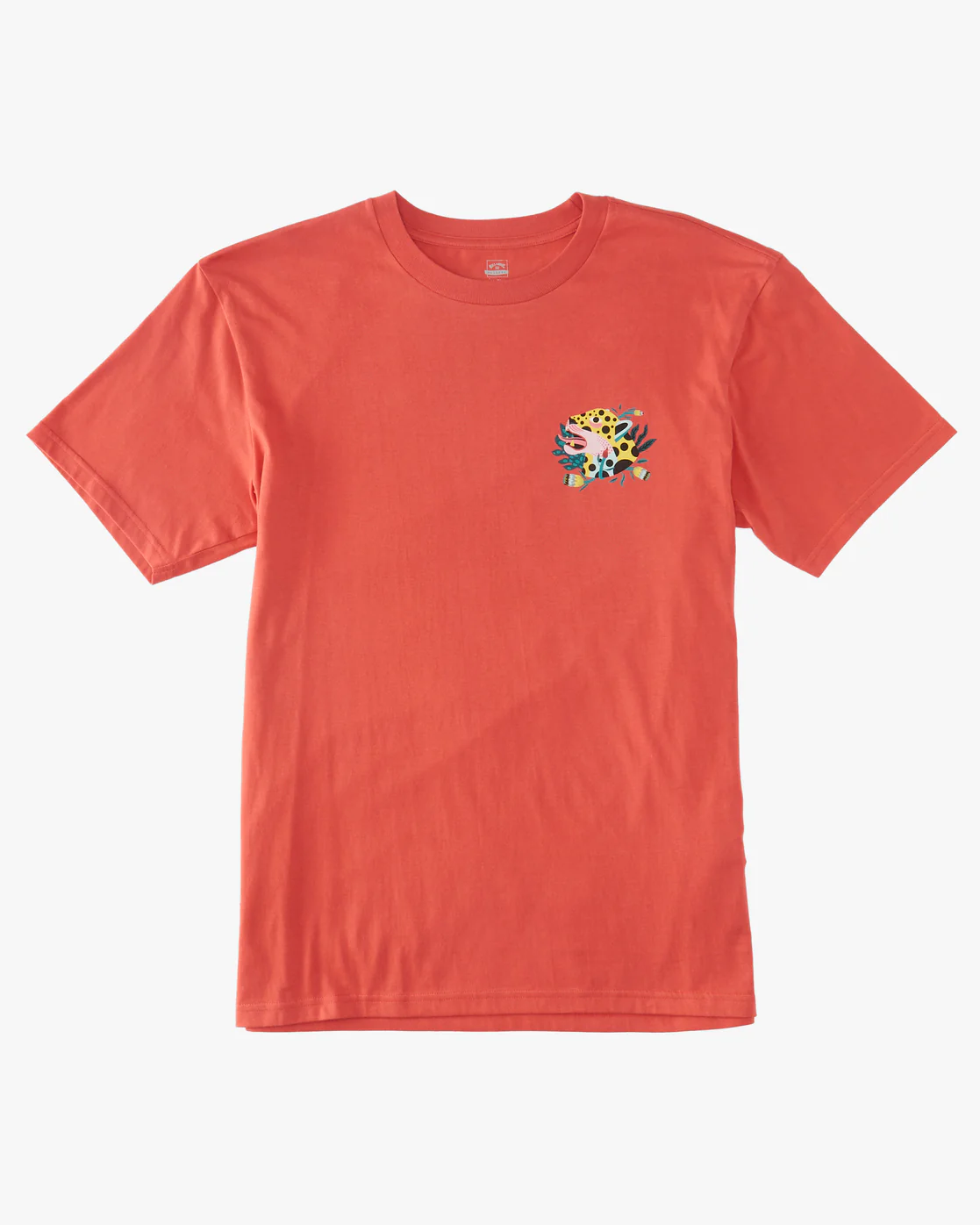 Billabong Jaguar T-Shirt - Coral -Biliabong Outlet