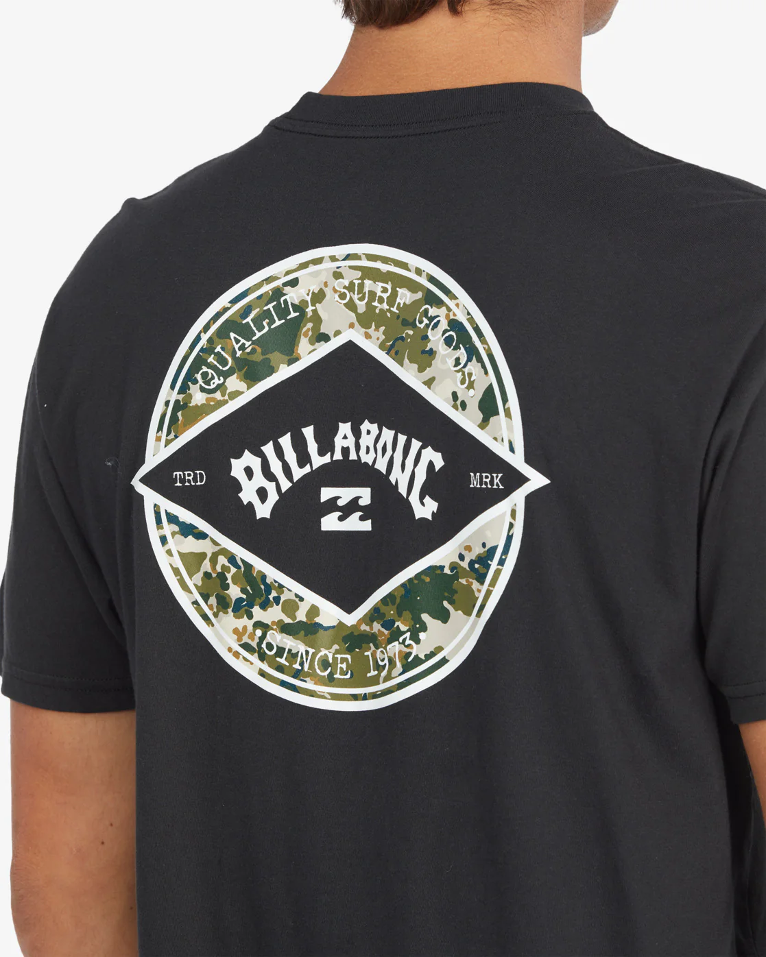 Billabong Rotor Arch Short Sleeve T-Shirt - Black -Biliabong Outlet