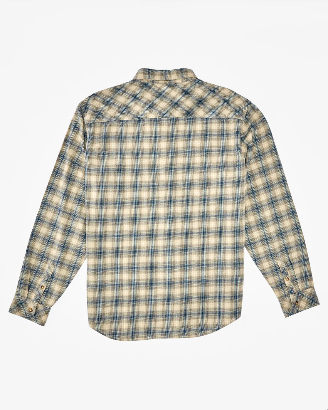 Billabong Coastline Flannel Long Sleeve Shirt - North Sea -Biliabong Outlet