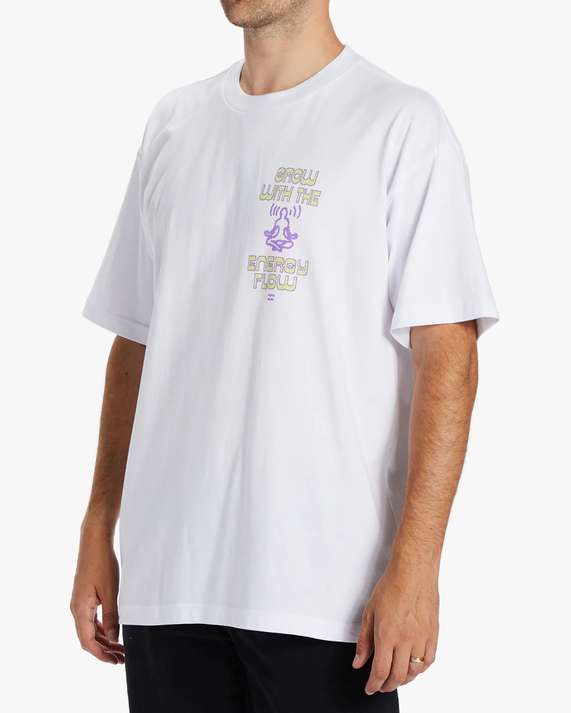 Billabong Energy Flow T-Shirt - White -Biliabong Outlet
