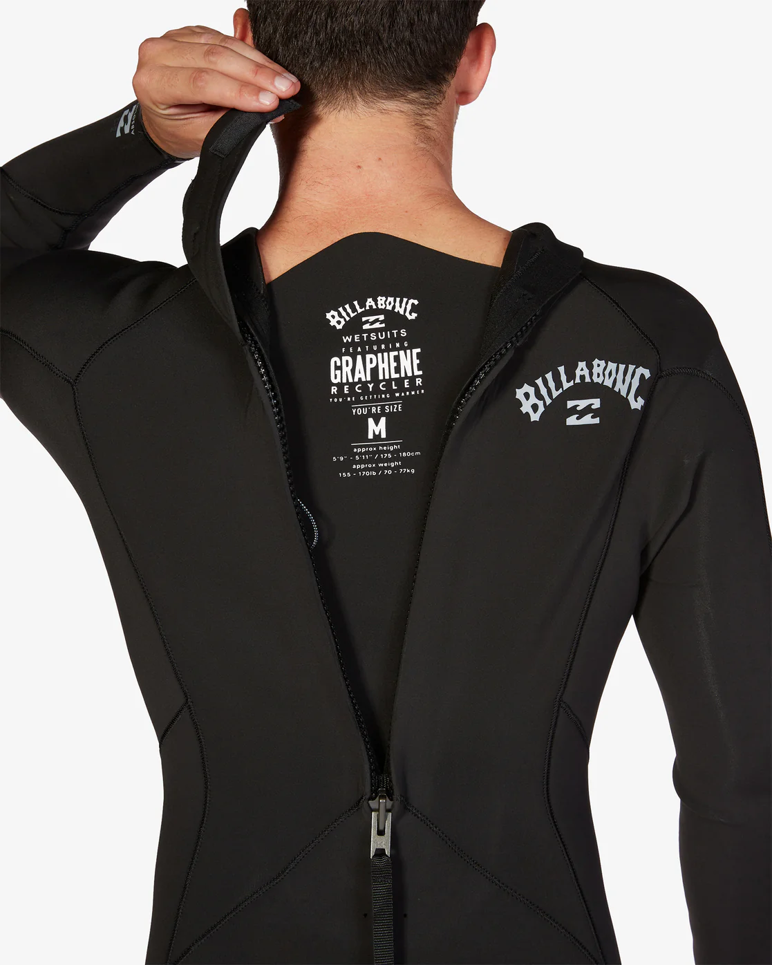 Billabong 3/2 Absolute Back Zip Full Wetsuit - Black -Biliabong Outlet