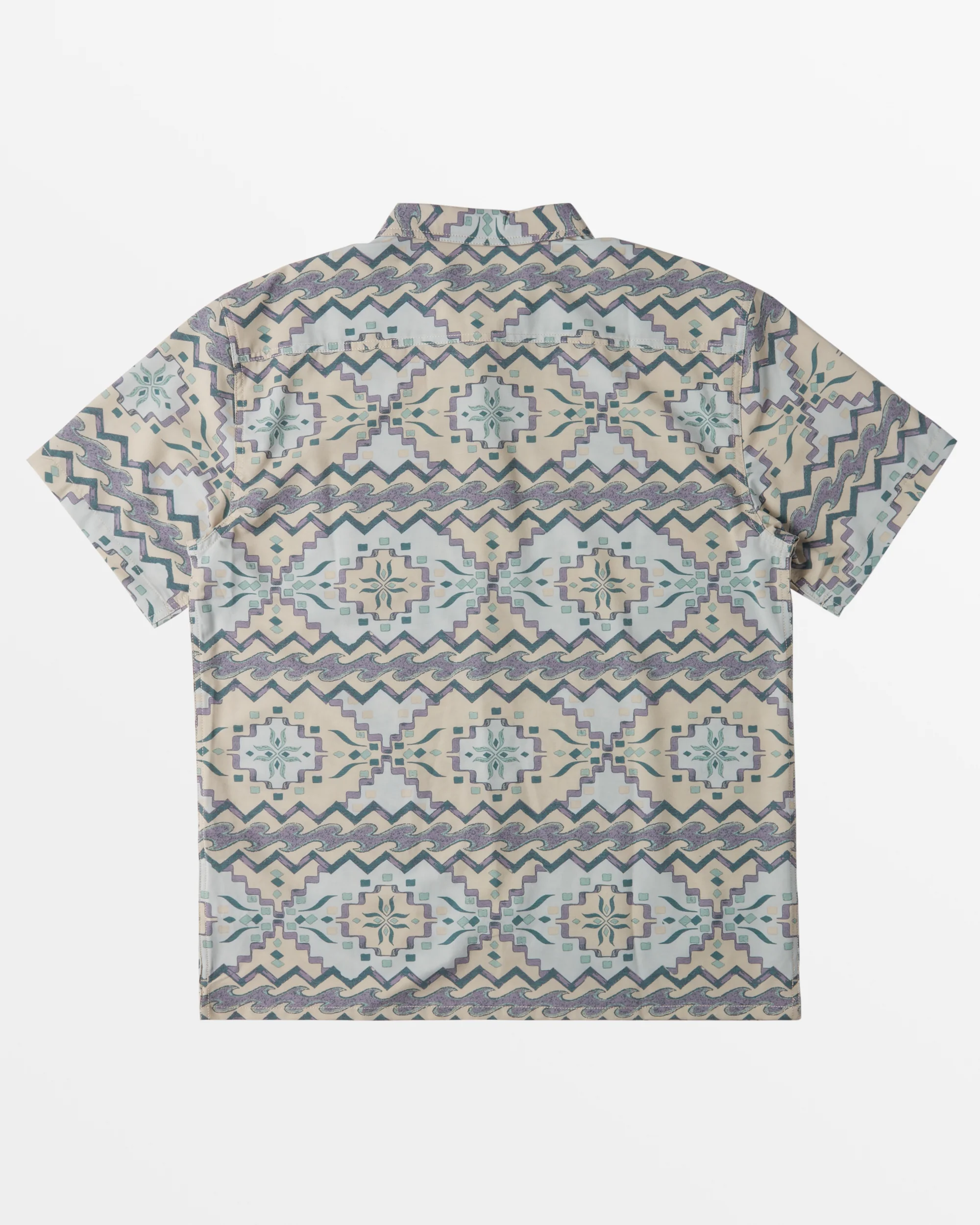 Billabong Surftrek Trail Short Sleeve Woven Shirt - Seafoam -Biliabong Outlet