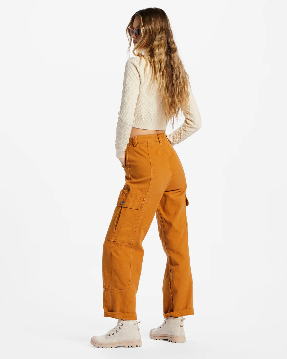 Billabong Wall To Wall Denim Cargo Pants - Cider -Biliabong Outlet